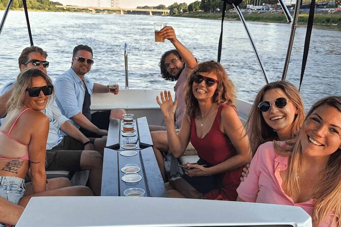 Private Cruise on Vistula in Warsaw for 9 with our Helmsman - Onboard comfort that fits real life: music, charging, and bring-your-own drinks