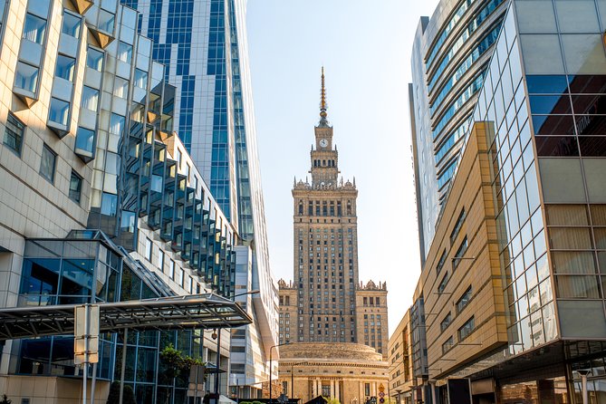 Private Warsaw City Tour with social-distance bus - Monument to Warsaw Ghetto Heroes, plus POLIN in the same breath