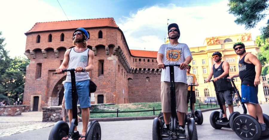 Segway Tour Gdansk: Shipyard Tour - 1,5-Hour of Magic! - The learning curve: safe handling in real pedestrian space