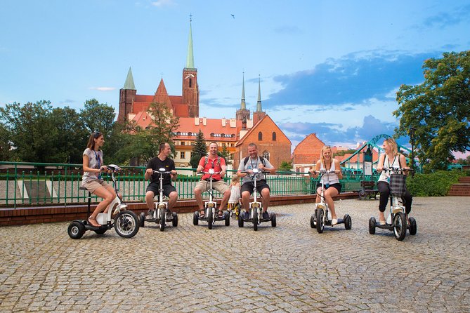 The Classic E-Scooter (3 wheeler) Tour of Wroclaw - everyday tour at 6:00 pm - Key things to know before you roll
