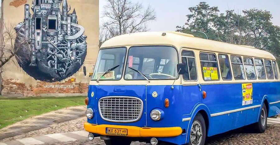 Warsaw: 2.5-Hour Dark Side - Praga District by a Retro Bus - Key highlights
