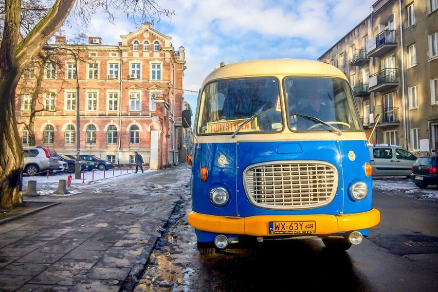 Warsaw: 2.5-Hour Dark Side - Praga District by a Retro Bus - Koneser vodka factory: from production past to today’s complex