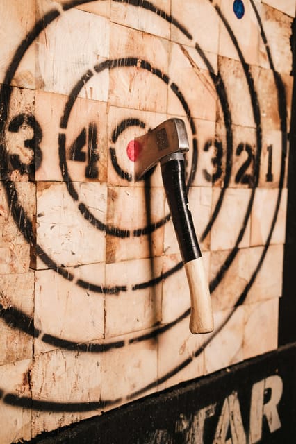 Warsaw: Axe Throwing Experience - Safety and What You Must Bring (ID Only)