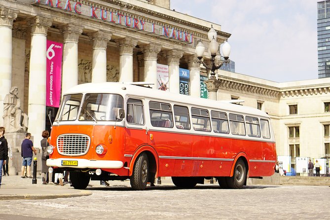 Warsaw City Sightseeing in a Retro Bus for Groups - Price and Value for groups of 1 to 15 people