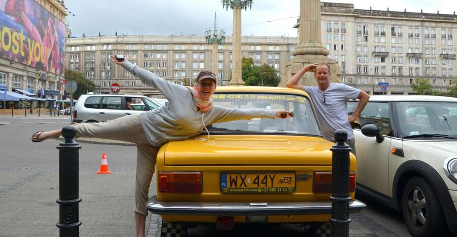 Warsaw Communism Private Tour in a Retro Fiat - What you do on the car ride, besides sightseeing