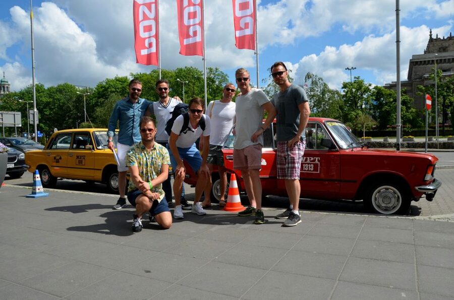 Warsaw Communism Private Tour in a Retro Fiat - Vodka shot, a Polish sweet, and photos to keep