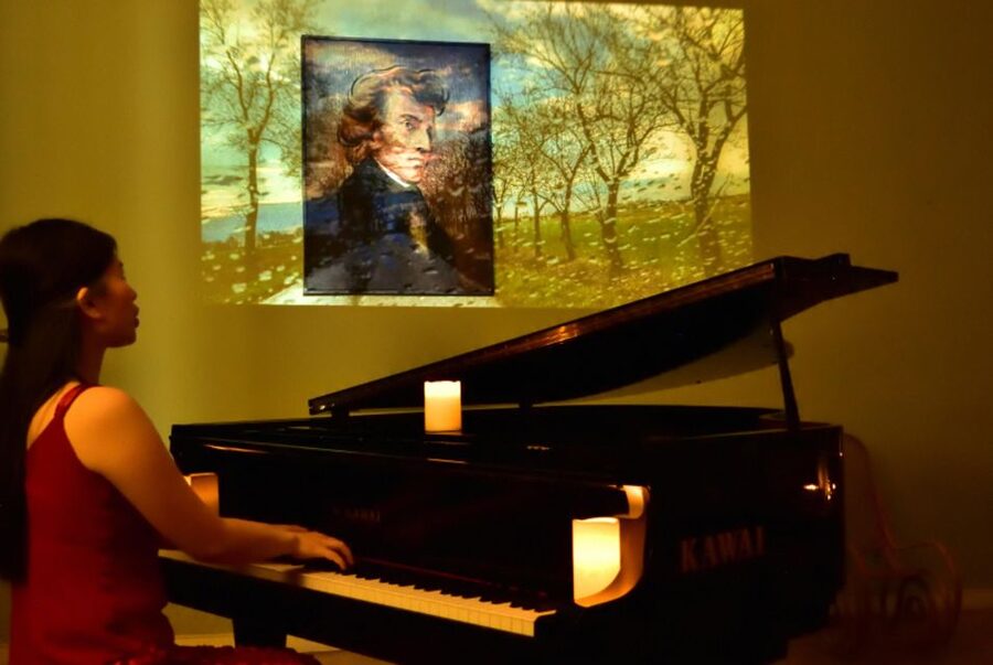 Warsaw Concert: Chopin – Painted by Candlelights with Wine - Entering Warsaw’s Chopin Salon, right near the National Museum