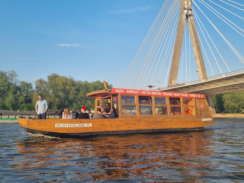 Warsaw: Evening Vistula Cruise with Welcome Drink - A Wooden Boat, Real River Views, and a Prosecco Start