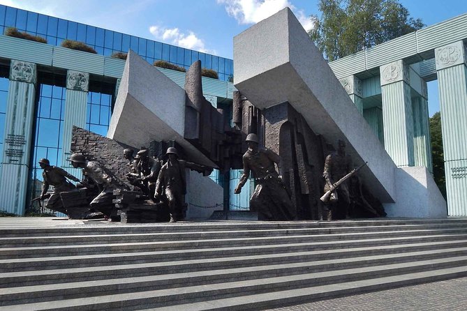 Warsaw for WWII Buffs - private tour with hotel pickup - The Warsaw Uprising Monument, and the Price of Trying to Regain Independence