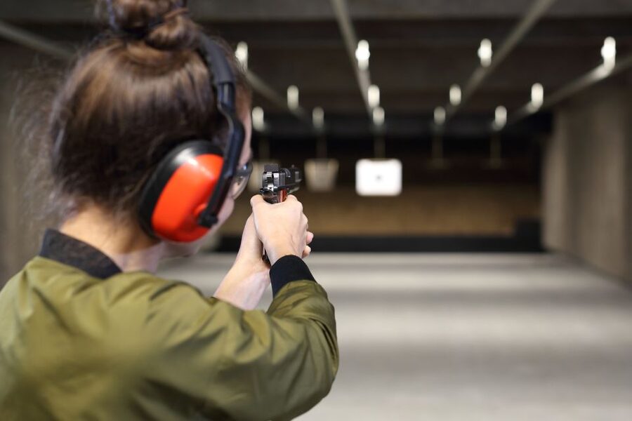Warsaw: Gun Shooting Experience with Transfers - Inside the range: safety briefing, then real guidance