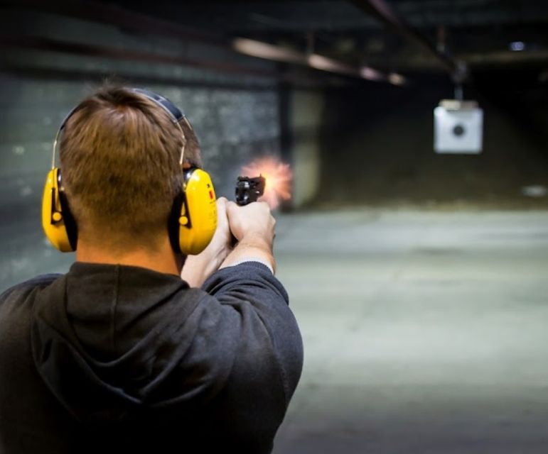 Warsaw: Gun Shooting Experience with Transfers - Targets you can take home: a souvenir with weight