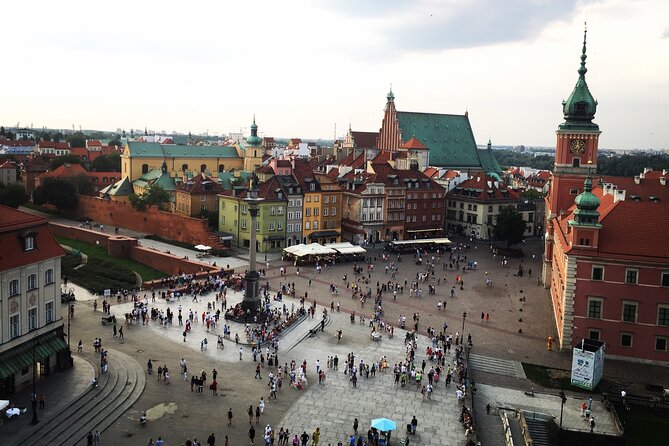 Warsaw History and Reality Walking Tour - University of Warsaw Library rooftop garden, a view you can actually use