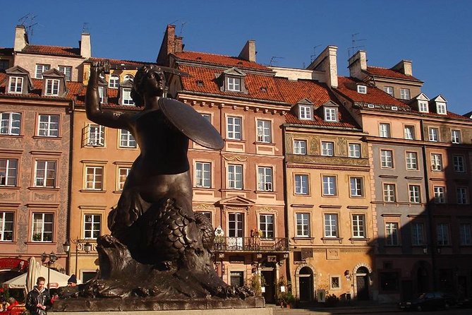 Warsaw Old Town with Royal Castle + Royal Route: SMALL GROUP /inc. Pick-up/ - Old Town essentials, including the Siren fountain and Sigismund’s Column