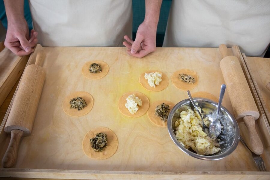 Warsaw: Polish Dumplings Cooking Class - The best part of any cooking class: eating what you made