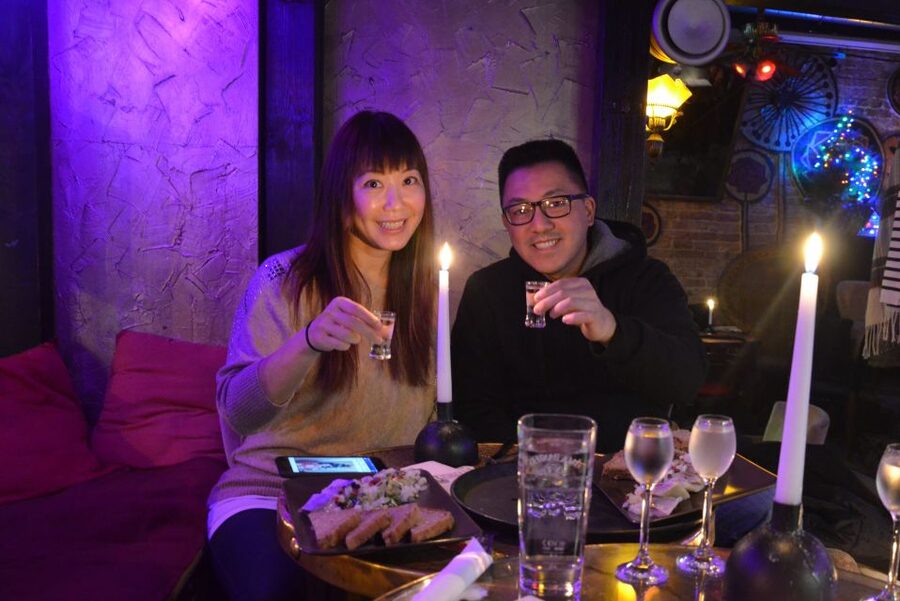 Warsaw: Private Vodka Tasting Night with Snacks and Pickup - Palace of Culture and Science shot stop: downtown lights plus a fast history lesson