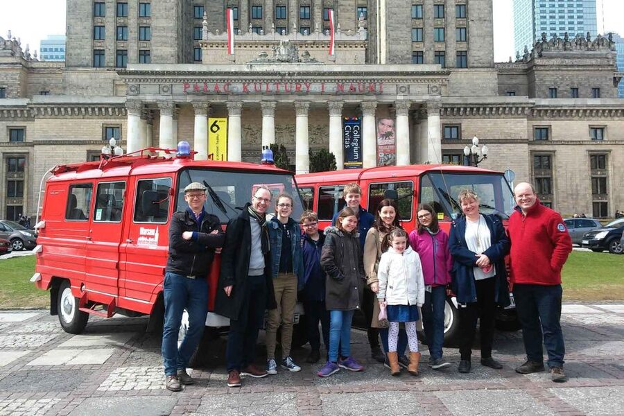 Warsaw: the Best of the City Private Tour by Retro Minibus - Entering The UNESCO Old Town Walk (Castle Square to Market Square)