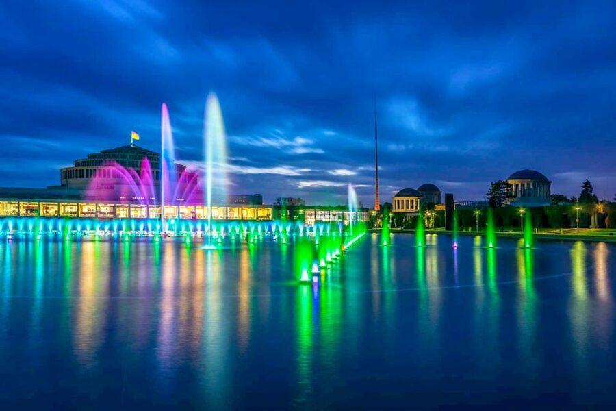 Wrocław Centennial Hall and Surroundings Private Tour UNESCO - Wrocław Fountain moment: a quick stop that adds atmosphere