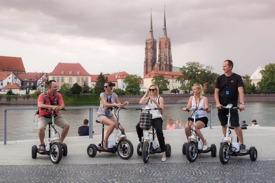 Wroclaw: Grand E-Scooter Tour - Key highlights you will feel right away