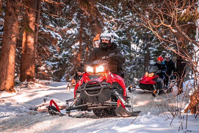 Zakopane: 3 hours Snowmobiles Guided Tour with bonfire and meal - Getting Your Snowmobile and Understanding the Driving Rules